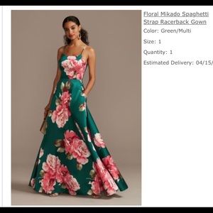 NWT never worn Formal, bridesmaid, prom gown